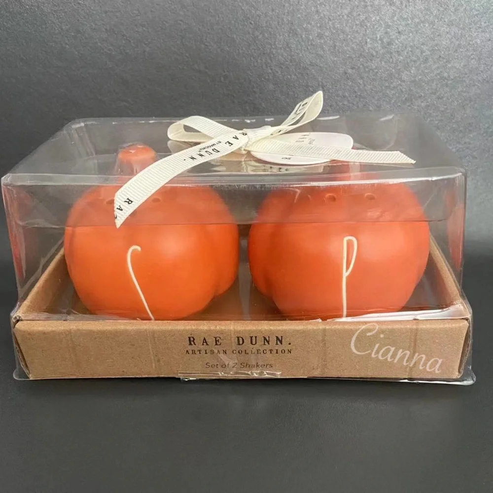 Rae Dunn Pumpkin Salt and Pepper Shakers